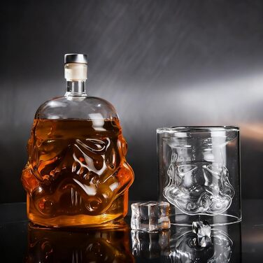 Набір віскі: декантик 750 мл, 2 келихи, для бурбону, скотчу, ірландського віскі, бренді