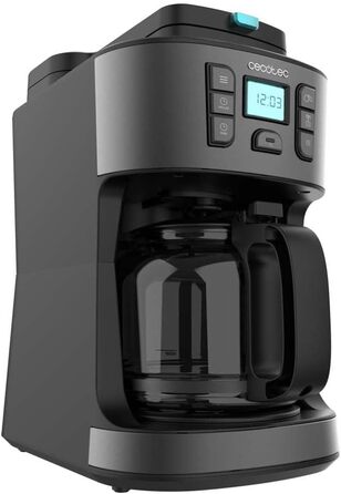 Кавомашина Cecotec Coffee 56 Heat: програмована, з LCD, 1,3л, 12 чашок, нержавіюча сталь