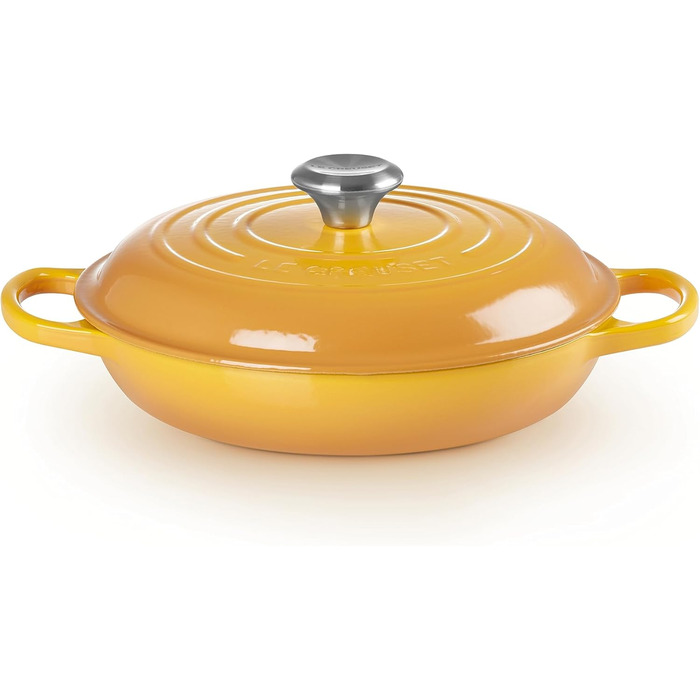 Le Creuset Signature Казанок з чавуну, Ø 30 см, 3,5 л, Azure (Coastal Blue), для всіх типів плит, включаючи індукцію