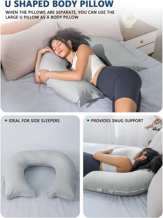 Підкуштунок для читання INSEN: комфортне сидіння в ліжку, для читання, відпочинку, матерів та дітей, сірий джерсі