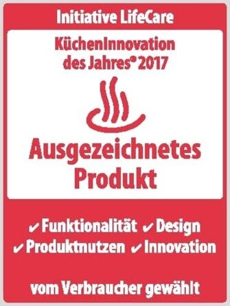 Прес для часнику RÖSLE з абляковителем, прес професійної якості для часнику та імбиру, з відкидним ситом, нержавіюча сталь 18/10, придатний для миття в посудомийній машині