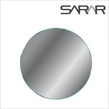 SARAR Круглий дзеркало для ванної кімнати з LED-підсвічуванням 120 см, Made in Germany, дизайн MAR113