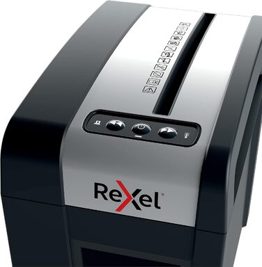 Rexel MC3-SL Slimline Whisper-Shred™: Шредер для документів, мікроріз, безпека P5, 10 л, тихий, компактний, для дому