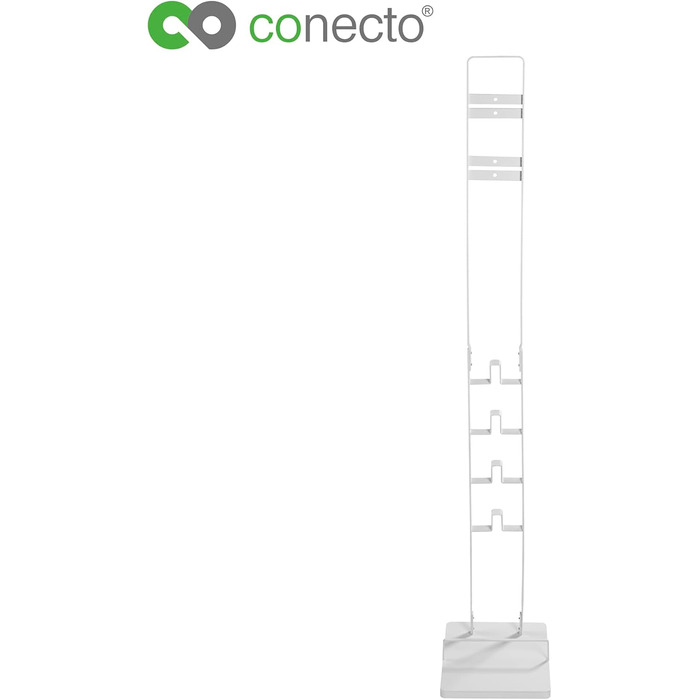 Підставка для пилососа conecto SA-CC50876, алюміній, білий