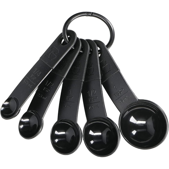 Набір кухонного приладдя KitchenAid 15 предметів, чорний, стійкий до нагріву, придатний для миття в посудомийній машині