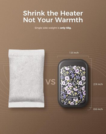 Електричні грілки для рук OCOOPA UT4 Young (Nocturne-Garten) - 2 шт., 5000mAh, водонепроникні, швидкий нагрів