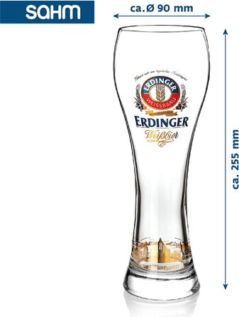 Набір келихів для пива ERDINGER 6 шт 0,5 л прозорі