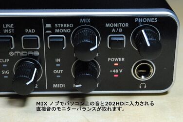 Аудіоінтерфейс Behringer U-PHORIA UMC204HD 2x4, USB, 24-біт/192 кГц, з мікрофонними підсилювачами Midas