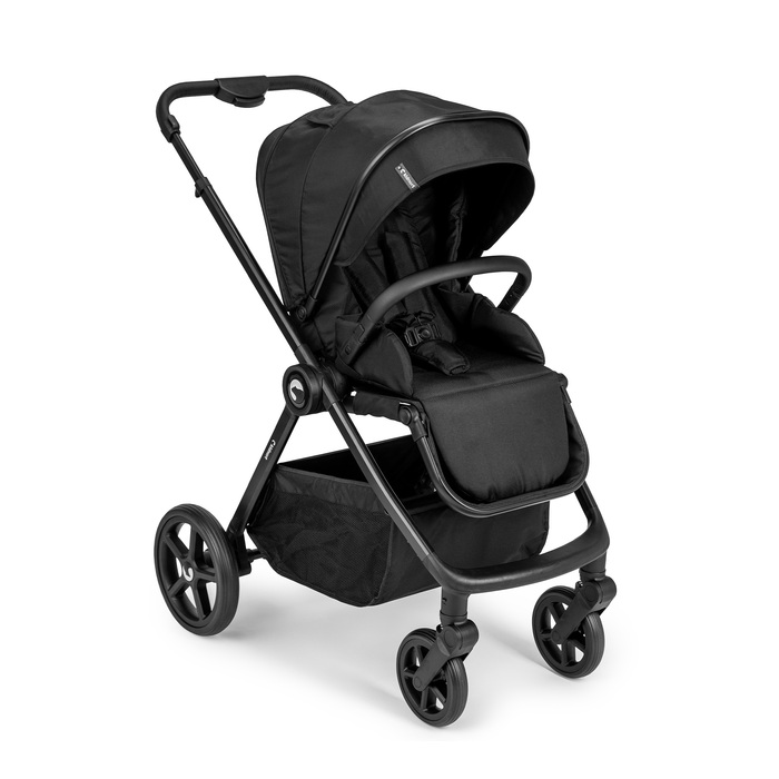 Дитячий прогулянковий візок Kidnort Älskar, чорний, алюмінієвий, до 22 кг, складаний