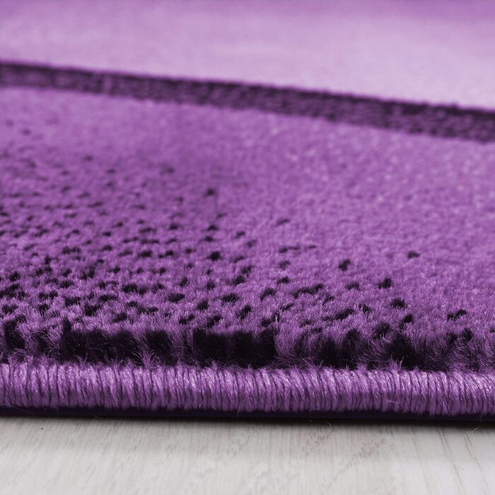 Килимок SIMPEX килимок для вітальні передпокою сучасний дизайн омбре - килимок для кухні з коротким ворсом дуже м'який легкий догляд для спальні килимок для передпокою - кухонний килимок, що миється (280 x 370 см, фіолетовий)