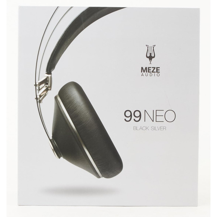 Накладні навушники-вкладиші Meze 99 Neo Black Audiophile, високоякісні матеріали, нео чорний