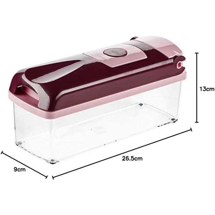 Набір для нарізки овочів Genius Nicer Dicer Fusion Smart Julietti Mint Green, 16 частин