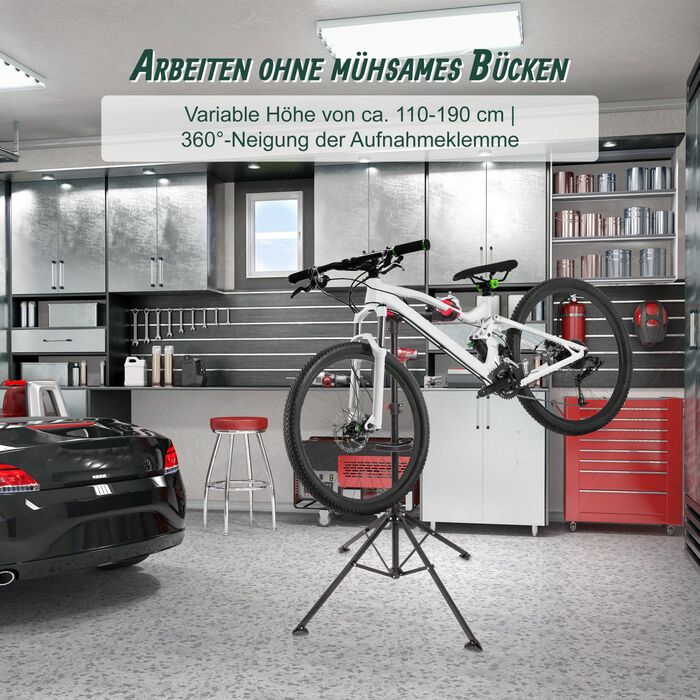 Підставка для збирання велосипедів Relaxdays, до 30 кг