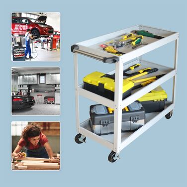 Робочий візок Relaxdays з 3 ящиками