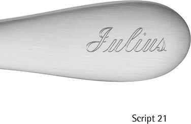 Набір дитячого столового приладдя WMF Kinderbesteck 4 шт. з гравіюванням Farm - нержавіюча сталь