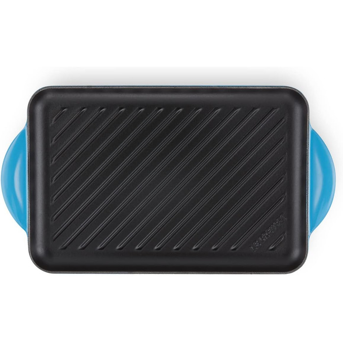 Гриль-пательня LE CREUSET прямокутна, чавун, 33 см, Azure (20202320600460)