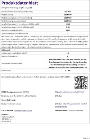 Klarstein AireLux: Мобільний кондиціонер 14000 BTU, для приміщень до 51 м², з керуванням через додаток та голосовим управлінням, 4-в-1 (охолодження, осушувач, вентилятор, нічний режим), тихий, сірий