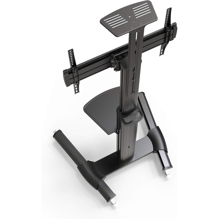 Підставка для телевізора Conecto TV Stand з роликами, регульована по висоті, поворотна, 37-70 дюймів, чорна, модель LM-FS02G
