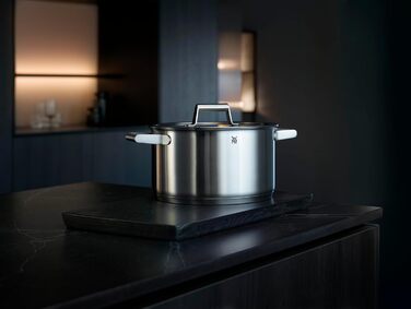 Набір каструль WMF Comfort Line Induktion 4-каструль, Cromargan, з кришкою, нержавіюча сталь, з маркуванням, для індукційних плит