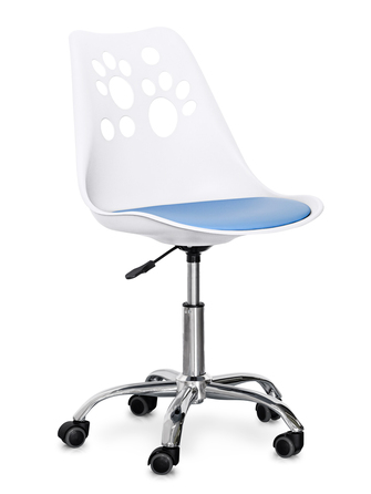 Дитяче крісло Evo-kids Indigo White / Blue (арт H-232 W/BL)