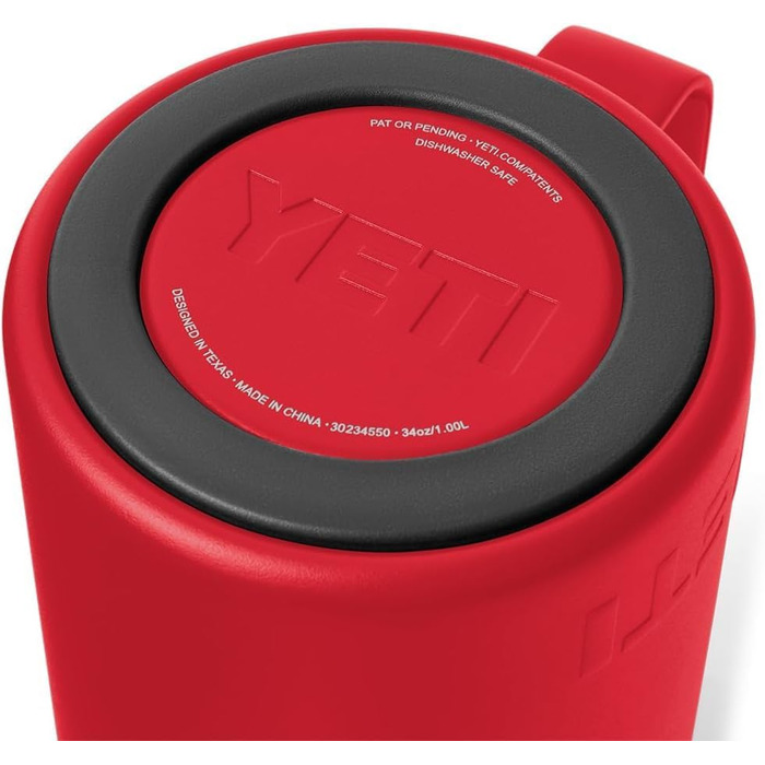 Термос YETI Rambler Stempelkanne, Rescue Red, 1 літр