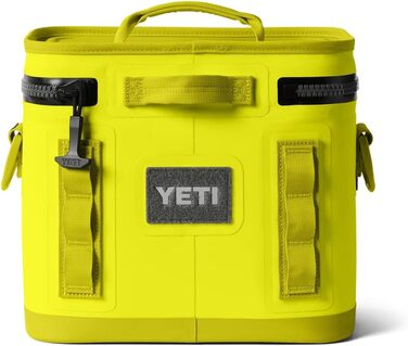 Чорний рюкзак-холодильник YETI Hopper Flip 8 (Firefly Yellow) - портативний, ізольований