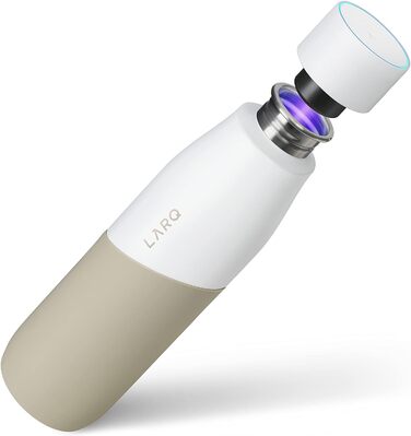 Самоочисна легка пляшка для води з одним покриттям з нержавіючої сталі (950 мл, біла/дюна) 950 мл Біла/Дюна