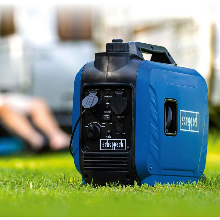 Генератор струму Scheppach SG2500i інверторний бензиновий | 2000W | 2x 230V, 2x USB | 64,1dB