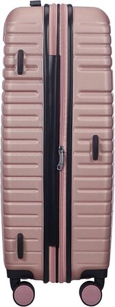 Валіза American Tourister Aero Racer Spinner 68, що розширюється, 75,5 л, Jet Black/Rose Pink