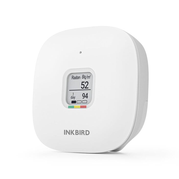 Детектор радону Inkbird Ink-RD1: коротко- та довгострокова перевірка рівня радону, EU-Bq/m³ версія, для дому, офісу, гаража