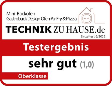 Багатофункціональна піч GASTROBACK #42815: піч для піци, фритюрниця, міні-печі, гриль, сушарка, 22 л, 1680 Вт