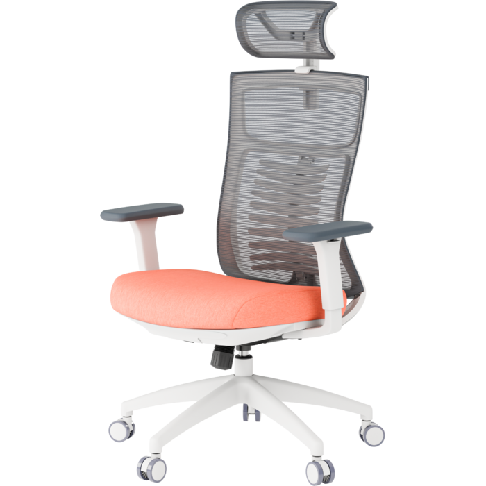 Крісло офісне OfficePro Balance OC550-W-DG-OR