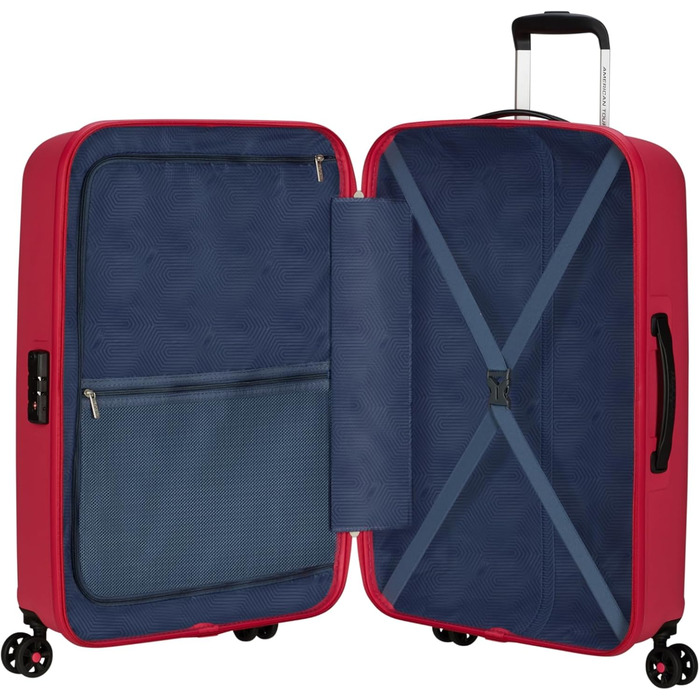 Валіза American Tourister Ellipso Spinner L, 79см, 104л, жовтий (банановий крем), троянда (рожевий спалах), M (68см, 64л)