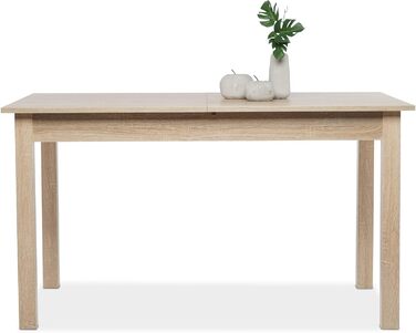 Столовий стіл Esszimmertisch Crawley III Sonoma-Eiche: кутовий, 140 см, дуб/Сонома