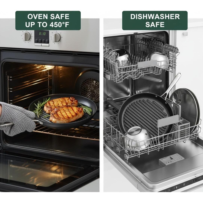 Сковорода TECHEF OXGP Onyx Collection з антипригарним покриттям Teflon Platinum, 30.5 см, алюміній, чорна