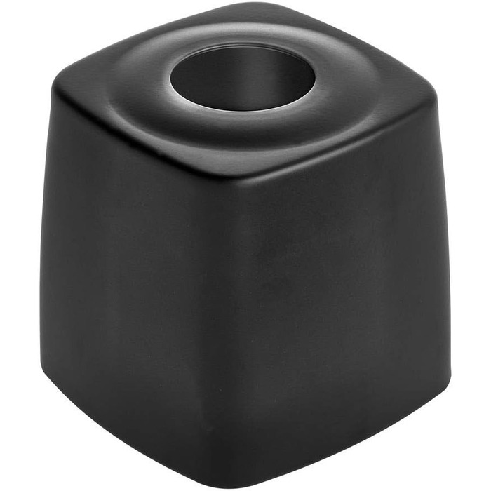 Серветниця iDesign Austin, кубоподібна серветниця з металу, матовий чорний