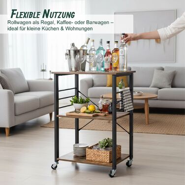 Візок кухонний Relaxdays, 3 ящики