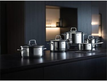 Набір каструль WMF Astoria Induktion, 4 шт., з кришкою, Cromargan, нержавіюча сталь, не має покриття