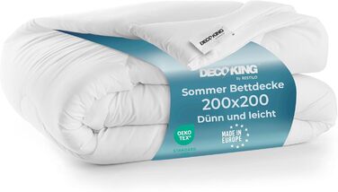 Ковдра DecoKing Inez 135x200 см - антиалергенна, екологічна, сертифікат Öko Tex Standard