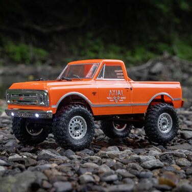 Радіокерований Rock Crawler Chevrolet C10 1967 4x4 SCX24 1/24 RTR (з акумулятором та зарядним пристроєм), Помаранчевий