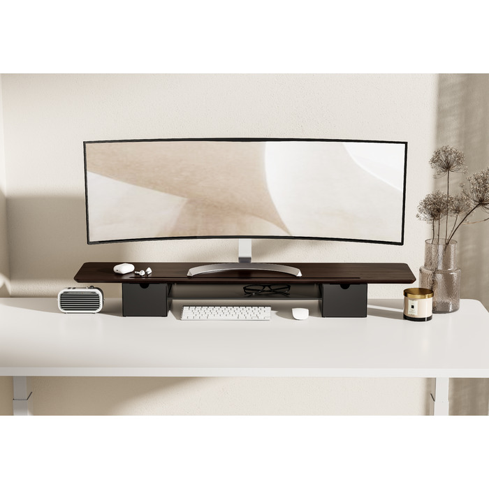 Настільна підставка для монітора OfficePro MR177DW Dark Wood/Black