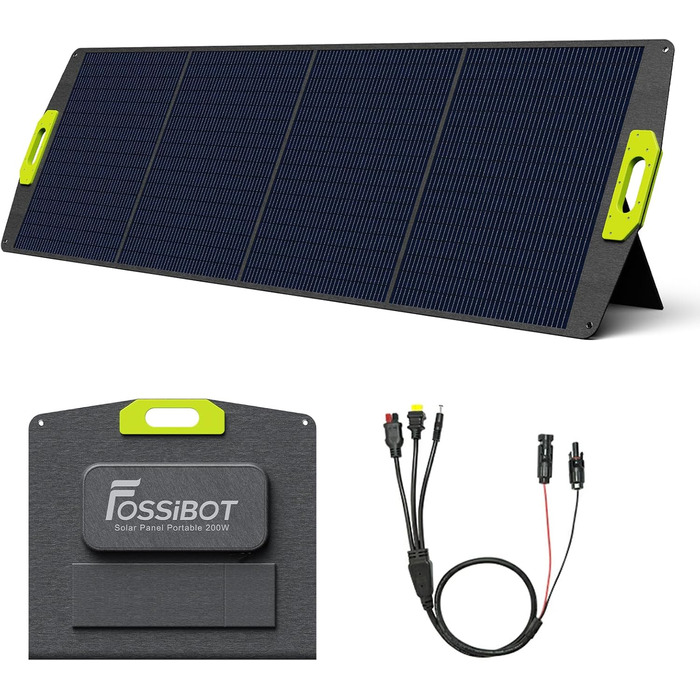 Портативна електростанція FOSSiBOT F1200: 1024Wh LiFePO4, 1200W (2400W) для кемпінгу, дому та балкону