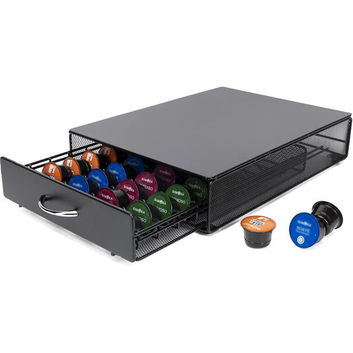 Тримач для капсул кави сумісний з Tchibo Cafissimo, Nespresso Vertuo, K-fee, ALDI Expressi, Lavazza Kapseln. Універсальний органайзер для 40 капсул