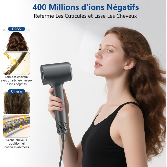 Іонний фен для волосся, багатофункціональний стайлер, багатоколірний