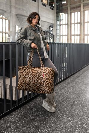 Сумка-рюкзак Reisenthel Mini Maxi Travelbag, колір Драконій Синій, компактна та легка, містка, Leo Macchiato