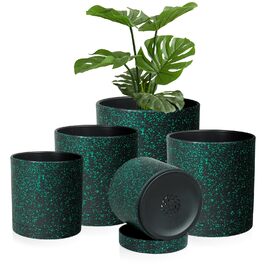 колір: чорний з зеленими крапками