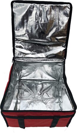 Термоізольований пакет для гарячої їжі та піци, 45 х 45 х 35 см
