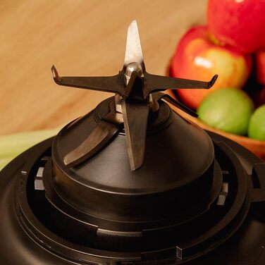 Стаціонарний блендер Cecotec Grand Katana 2700MAX Total Destroy Screen – 2700W, цифровий дисплей, 8-лезове з покриттям з чорного титану, скляна колба 1.8л (Чорний)