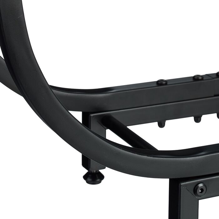 Стильна полиця для дров Relaxdays з вигнутим дизайном