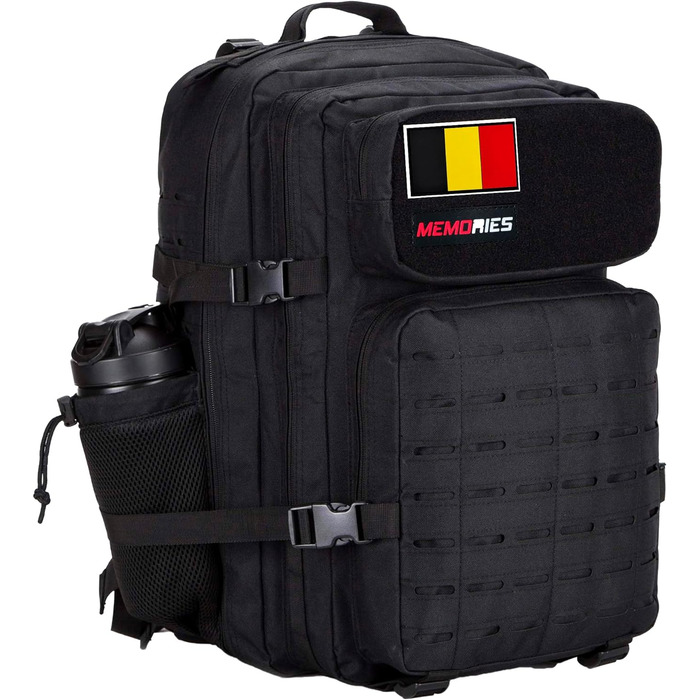 Рюкзак Memories Crossfit 45L, чоловічий, жіночий, водонепроникний, військовий тактичний рюкзак, спортзал, похід. 45L Black
